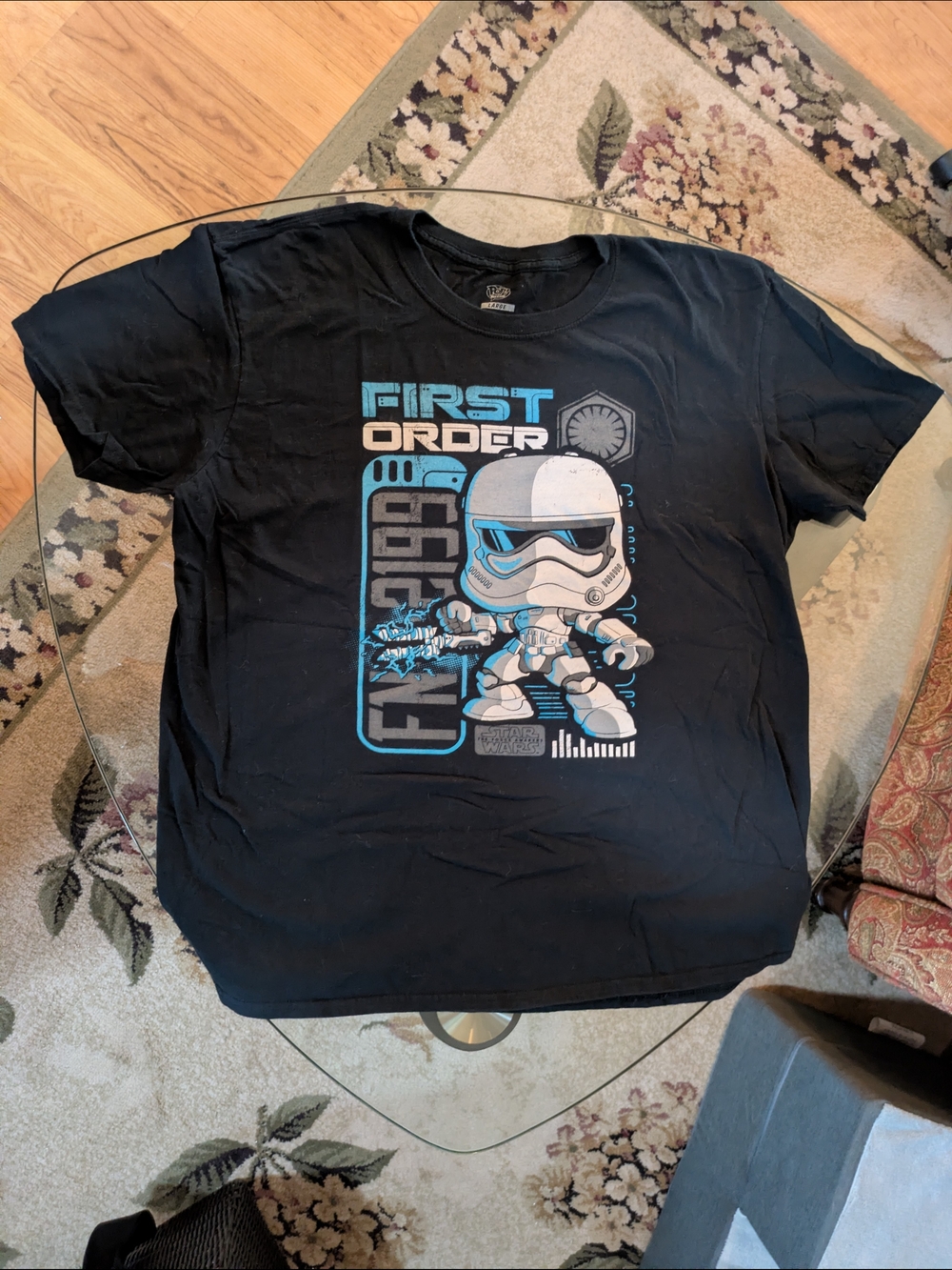 $3/12 - Funko Pop Star Wars First Order Stormtrooper Tee - Black & Blue